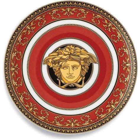 piatto versace rosso